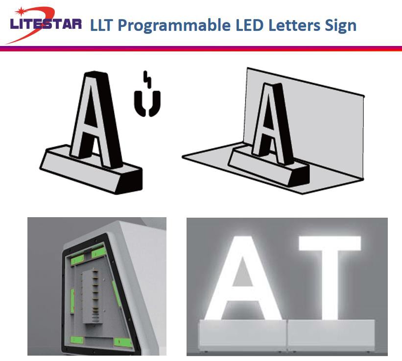 12 free standing led alphabets 12 free standing led alphabets